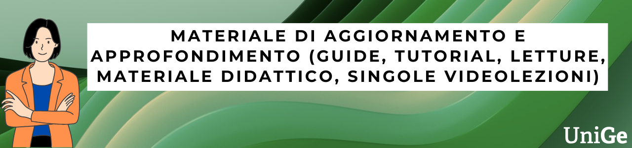 MATERIALE DI INFORMAZIONE E AGGIORNAMENTO 